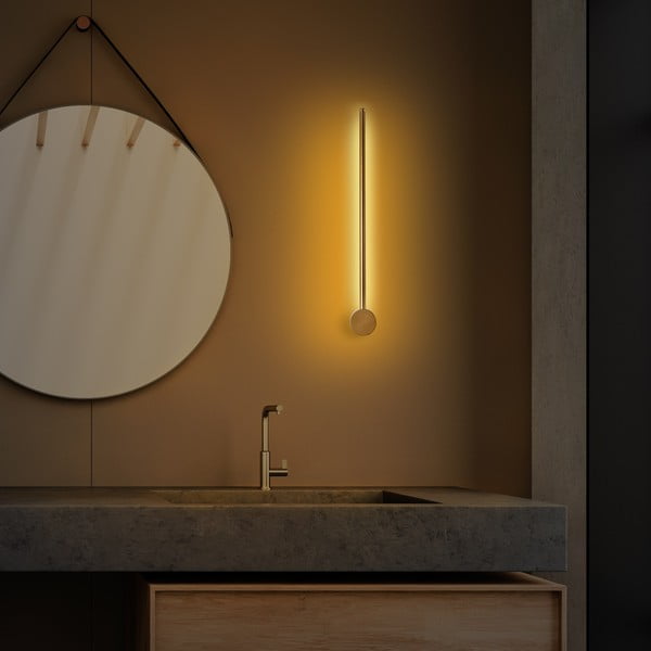 LED nástenné svietidlo v zlatej farbe Sword – Opviq lights-image-3