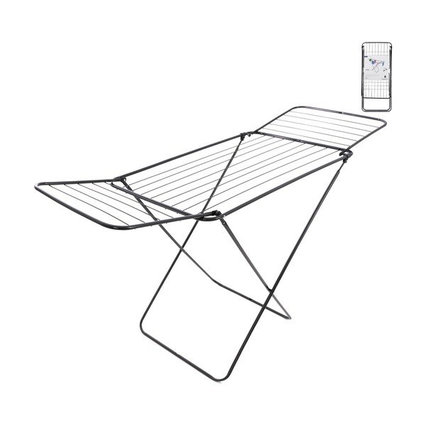 Čierny/antracitový sušiak na bielizeň 15 m – Orion