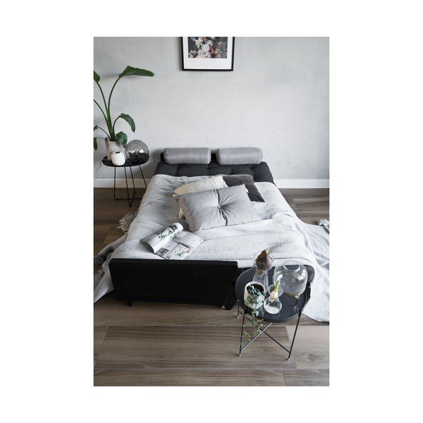 Rozkladacia pohovka Karup Indie Black/Dark Grey/Granite Grey-image-4