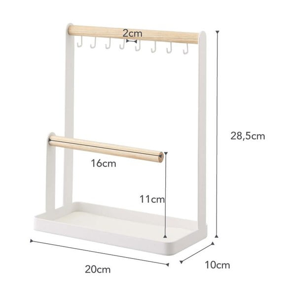 Biely multifunkčný stojan YAMAZAKI Tosca-image-3