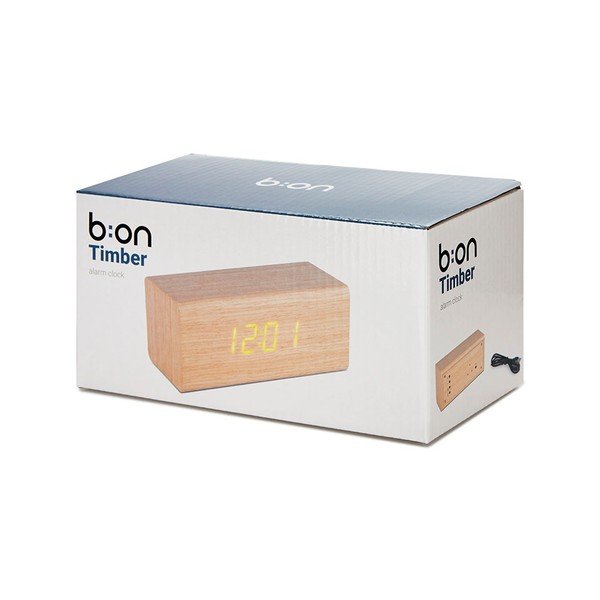 Digitálny stolný budík Timber – Balvi-image-2