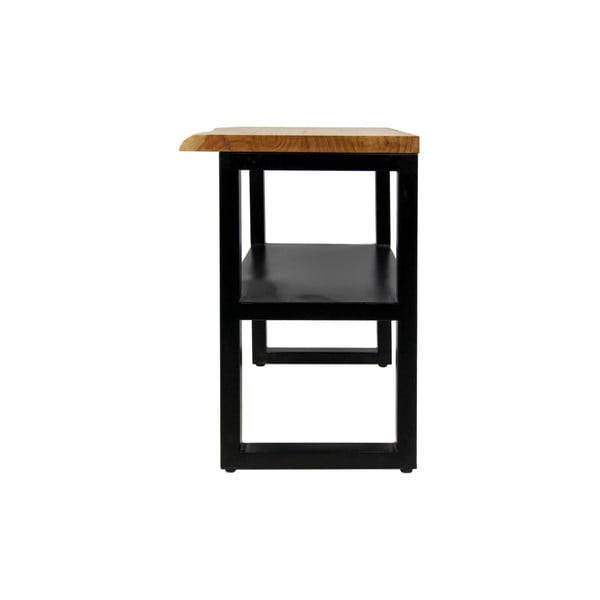 Príručný stolík s poličkou z akáciového dreva HSM collection SoHo-image-3