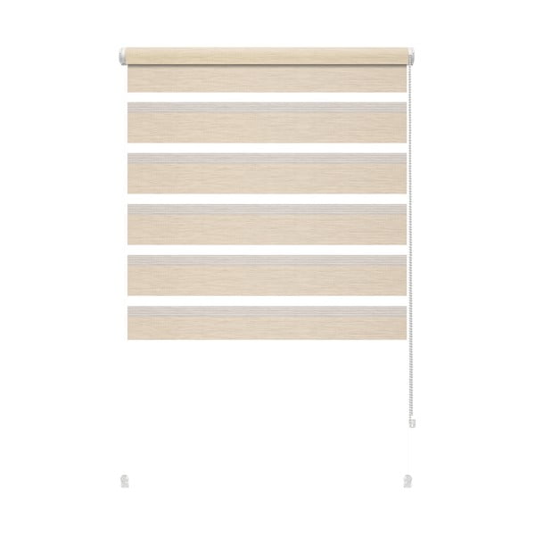Krémová roleta deň a noc 80x150 cm Zebra Silvalin – Gardinia