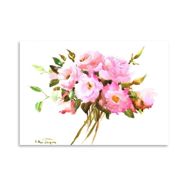 Plagát Roses in Pink od Suren Nersisyan