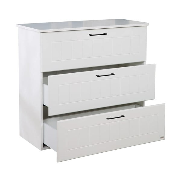 Biela nízka detská komoda 98x91 cm Sylt – Roba-image-3