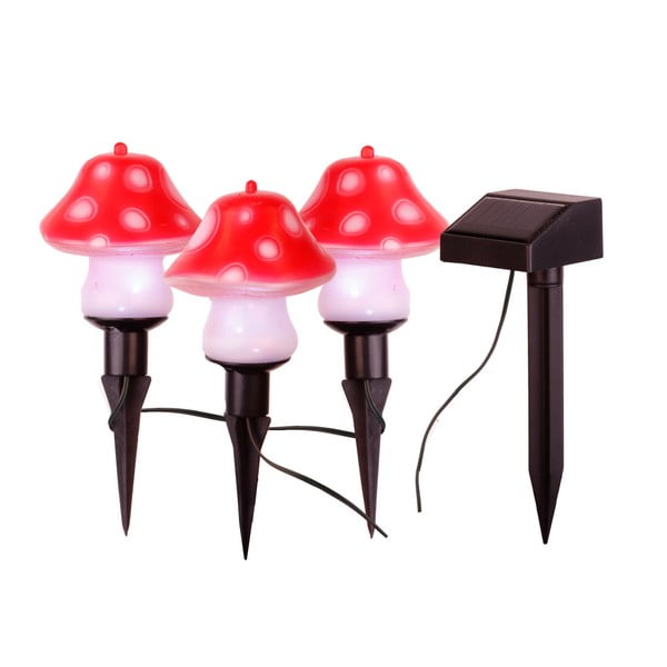 Lampášiky Solar Energy Mushrooms Sticks, 3 ks-image-1