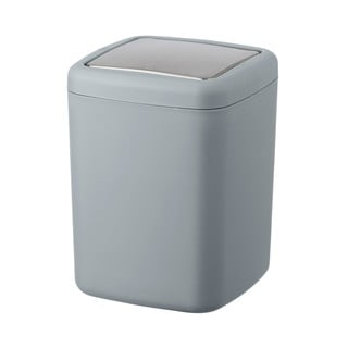 Sivý odpadkový kôš Wenko Barcelona S, výška 20 cm