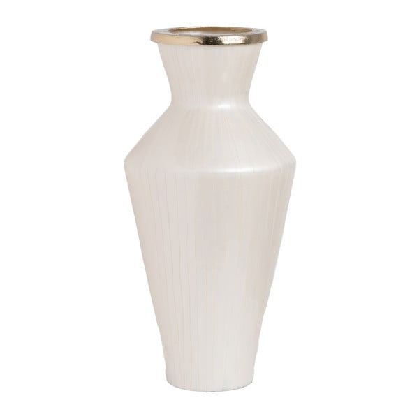 Biela sklenená vysoká váza (výška 57 cm) Linea – Ixia