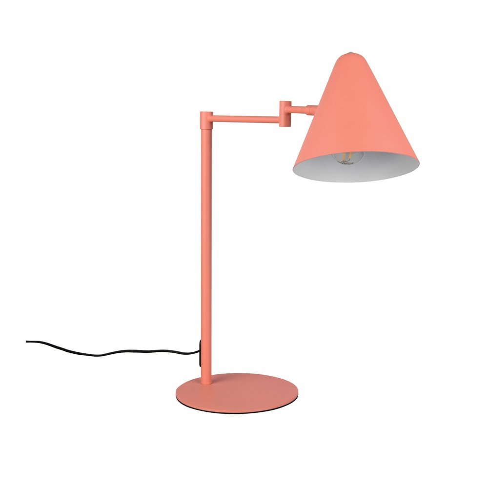 E-shop Oranžová stolová lampa s ohýbateľnou konštrukciou (výška 50,5 cm) Cosima – Trio