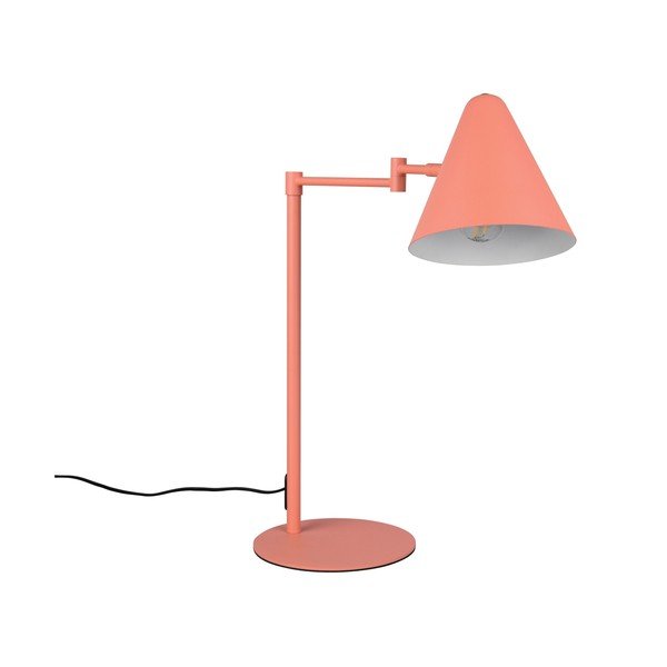Oranžová stolová lampa s ohýbateľnou konštrukciou (výška  50,5 cm) Cosima – Trio