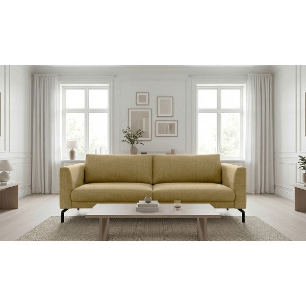 Pohovka v horčicovej farbe 216 cm Gomero – Scandic-image-1