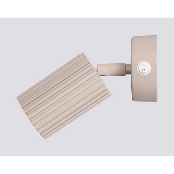 Taupe kovové bodové svietidlo 8x16 cm Gleam – Sollux-image-3