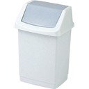 Svetlosivý plastový odpadkový kôš 50 l Click-It – Curver