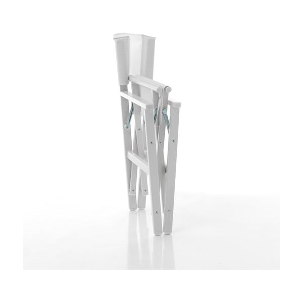 Biela kovová záhradná stolička Milos – Tomasucci-image-2