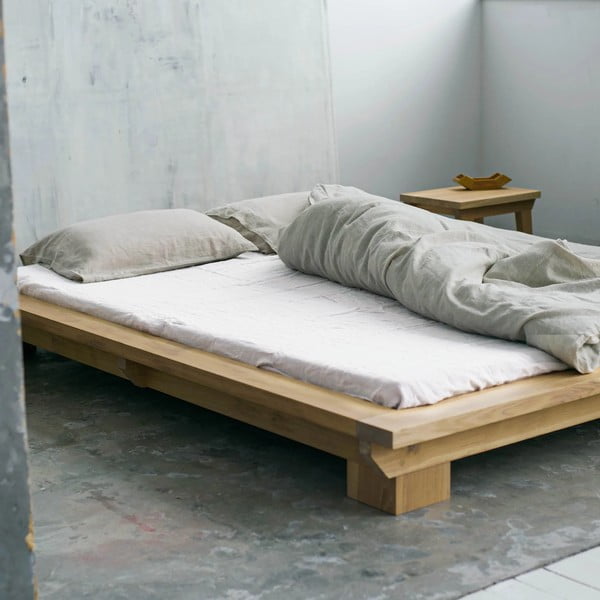 Biela ľanová elastická plachta Linen Tales, 180 x 200 cm-image-3