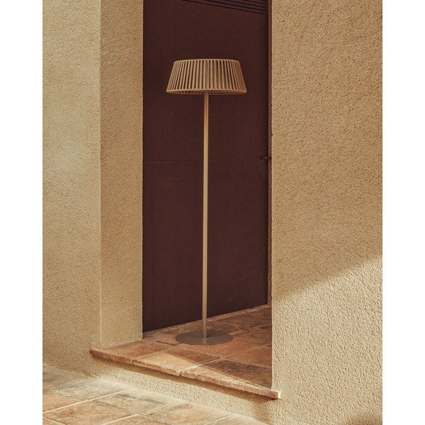 LED prenosné/stojacie vonkajšie svietidlo so solárnym panelom (výška  160 cm) Aldet – Kave Home-image-2