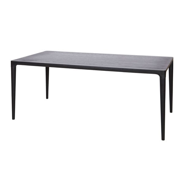 Čierny jedálenský stôl De Eekhoorn Troy, 90 x 180 cm