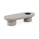 Záhradný betónový konferenčný stolík Kave Home Taimi, 140 x 60 cm