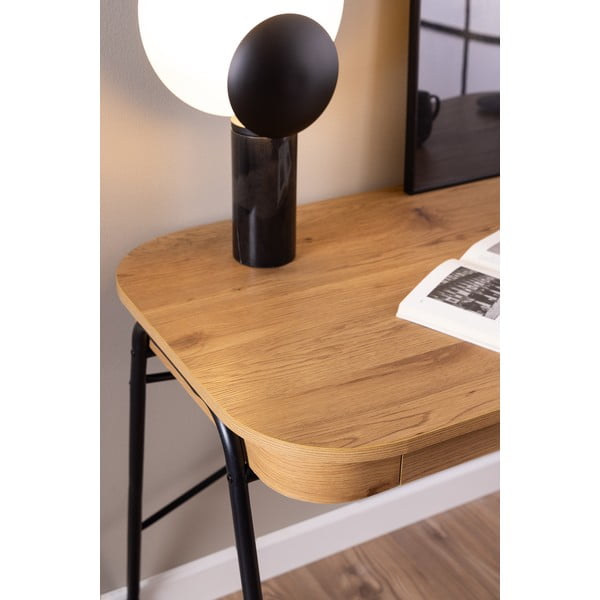 Pracovný stôl s doskou v dubovom dekore 60x120 cm Blueton – Actona-image-2