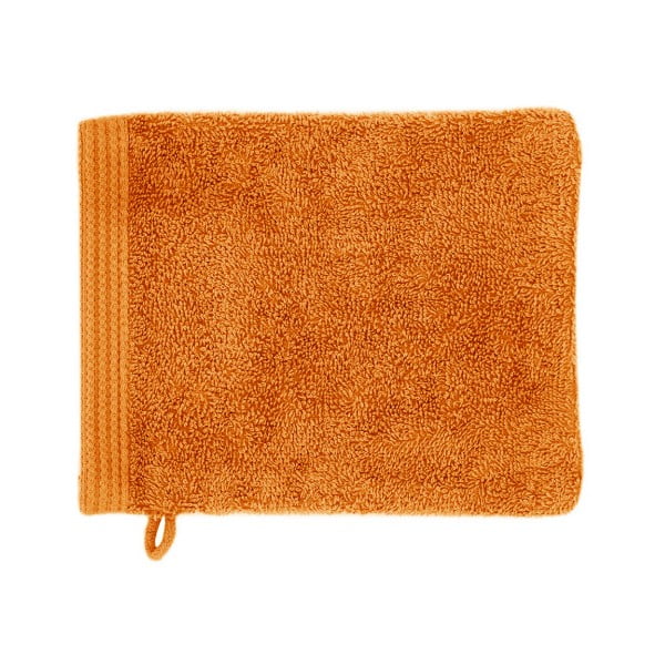 Oranžová kúpeľová rukavica Jalouse Maison Gant Orange, 16 × 21 cm