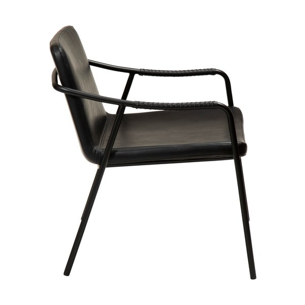 Čierne kreslo z imitácie kože DAN-FORM Denmark Boto-image-3