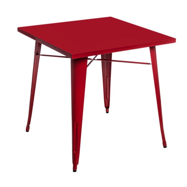 Červený jedálenský stôl D2 Paris