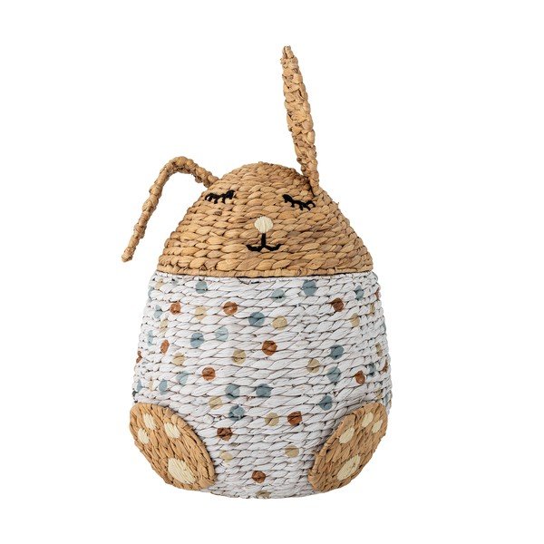Detský kôš na hračky z vodného hyacintu ø 35x60 cm Villja – Bloomingville Mini
