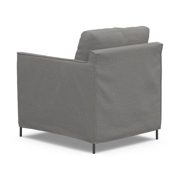 Sivé kreslo Petito – Furninova -image-4