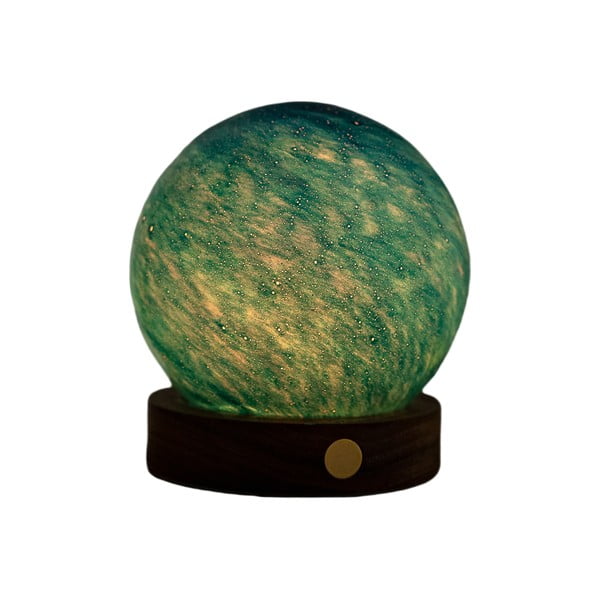 Tmavohnedá/tmavo prírodná svetelná dekorácia na USB ø 8 cm Stellar Ocean – Gingko-image-3