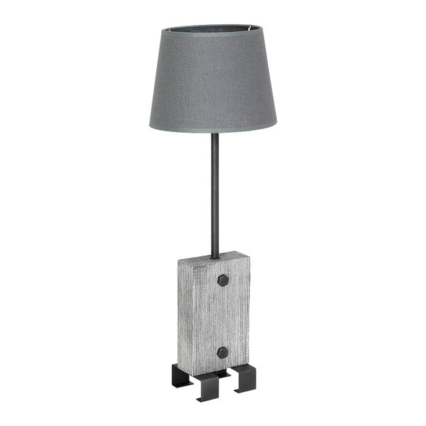 Stolná lampa s drevenými detailmi Glimte Thor III Dark Lampshade