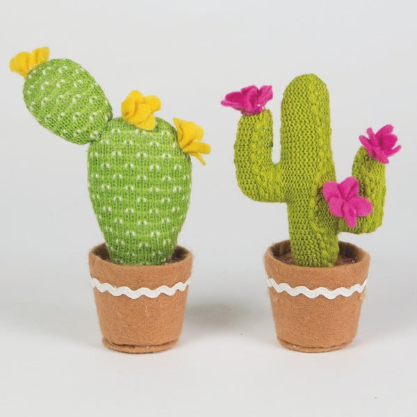 Sada 2 dekorácií Sass & Belle Cactus
