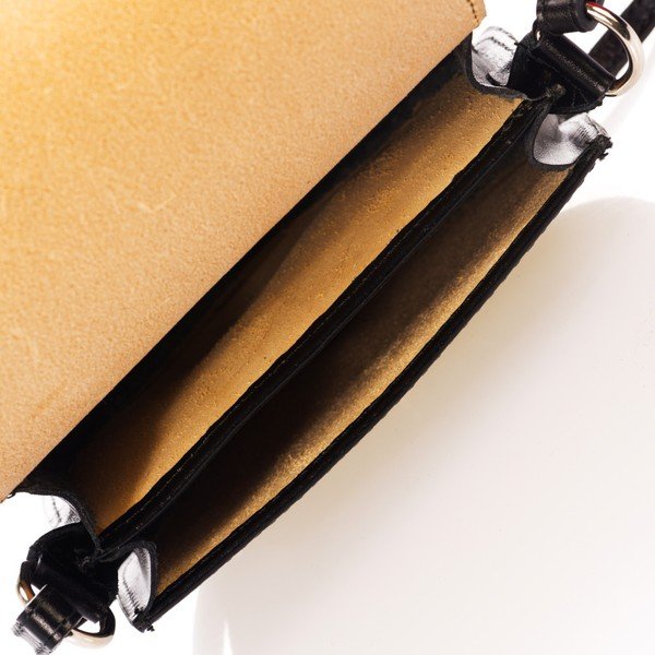 Čierna kabelka z pravej kože Federica Bassi Bubo-image-3