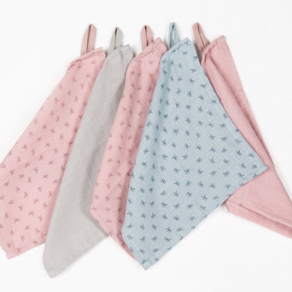 Mušelínové žinky v súprave 5 ks Lil Planet – Roba-image-4