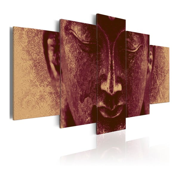 Viacdielny obraz na plátne Bimago Buddha, 100 x 200 cm