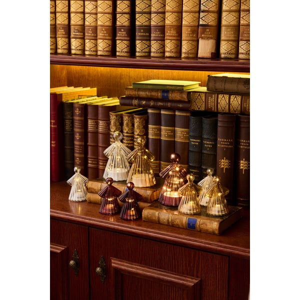 Hnedé svetelné dekorácie v súprave 2 ks ø 6,5 cm Alberte – Sirius-image-1