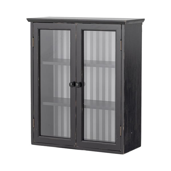 Čierna závesná vitrína z jedľového dreva 51,5x66,5x22,5 cm Hazem – Bloomingville-image-4