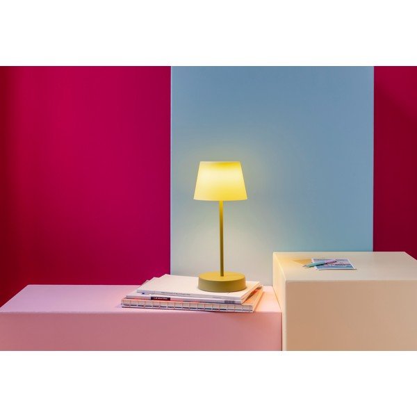 Zelená LED stmievateľná stolová lampa (výška 33,5 cm) Oscar – Remember-image-1