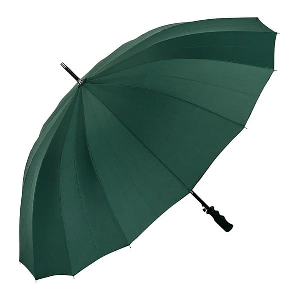 Zelený dáždnik s rúčkou Von Lilienfeld Cleo XXL, ø 120 cm