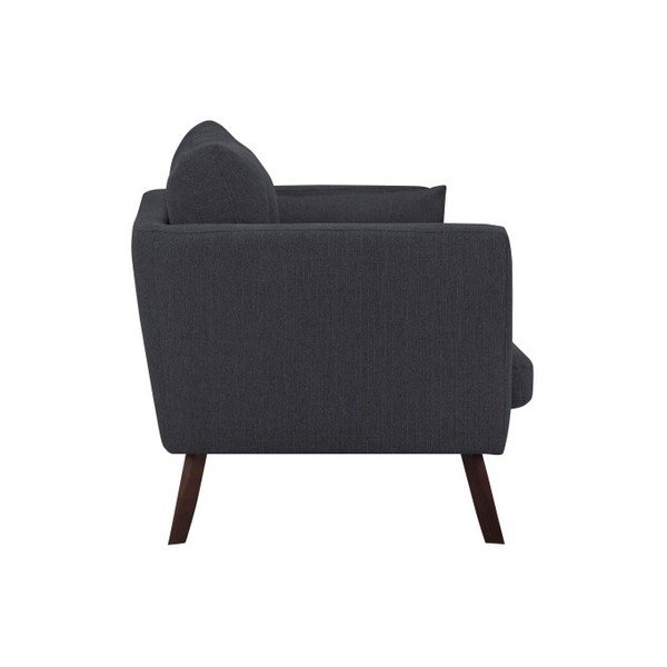 Tmavosivé kreslo Mazzini Sofas Elena-image-4