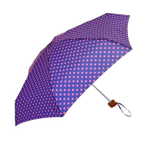 Fialový dáždnik Ambiance Bright Polka Dots Purple