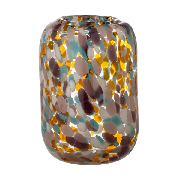 Sklenená ručne vyrobená váza (výška 18 cm) Vidia – Bloomingville-image-1