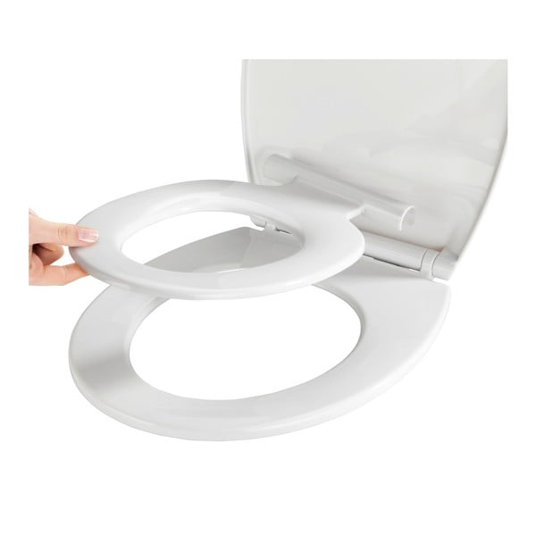 WC sedadlo 2 v 1 s detskou doskou Wenko Syros, 44, x 37,5 cm-image-1