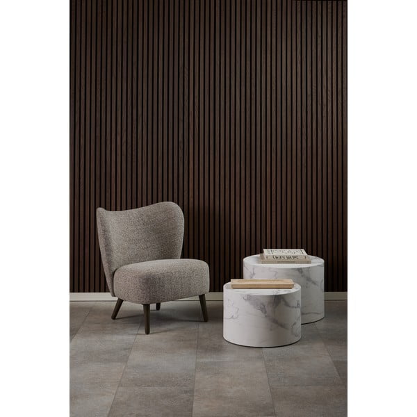 Béžové kreslo z textílie buklé Elmont – Actona-image-3