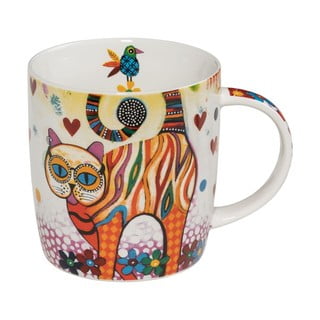 Porcelánový hrnček Maxwell Williams Smile Style Tabby, 400ml