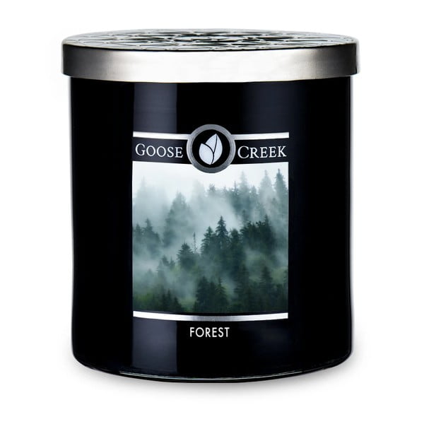 Vonná sviečka v sklenenej dóze Goose Creek Men 'Collection Forest, 50 hodín horenia
