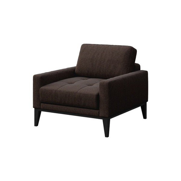 Čokoládovohnedé kreslo MESONICA Musso Tufted-image-2