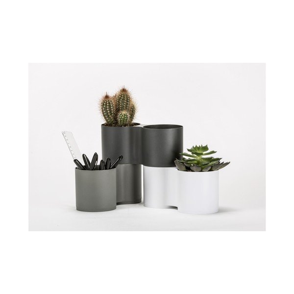 Sada 3 kvetináčov Plastia Moduloo-image-2