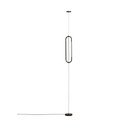 Čierna LED stojacia lampa (výška  300 cm) Bow – Kave Home