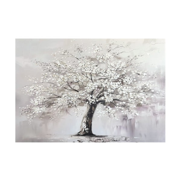 Obraz s ručne maľovanými prvkami 70x100 cm White Tree – Styler
