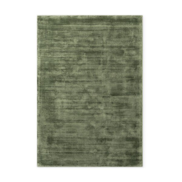 Zelený ručne tkaný koberec z viskózy 80x150 cm Noemi – Vikosa